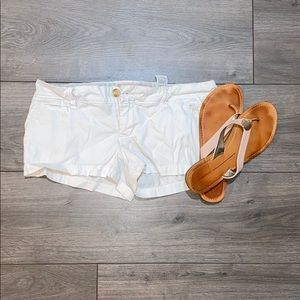 Abercrombie and fitch white shorts.